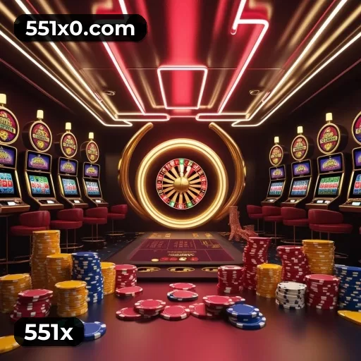 Catálogo de 2.547 jogos da 551x incluindo Pragmatic Play e Evolution Gaming