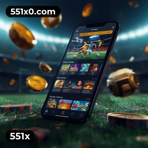 Catálogo de 2.547 jogos da 551x incluindo Pragmatic Play e Evolution Gaming